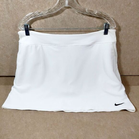 Nike Pants - Nike Golf Dri-Fit White Athletic Skort Women -A